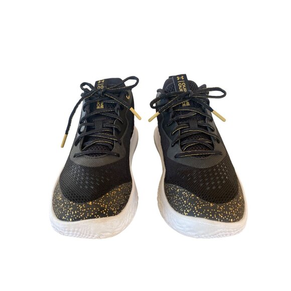 UnderArmour Women's 10 Flow Breakthru 2 Black/Gold Basketball Shoes Sneakers - Picture 9 of 17